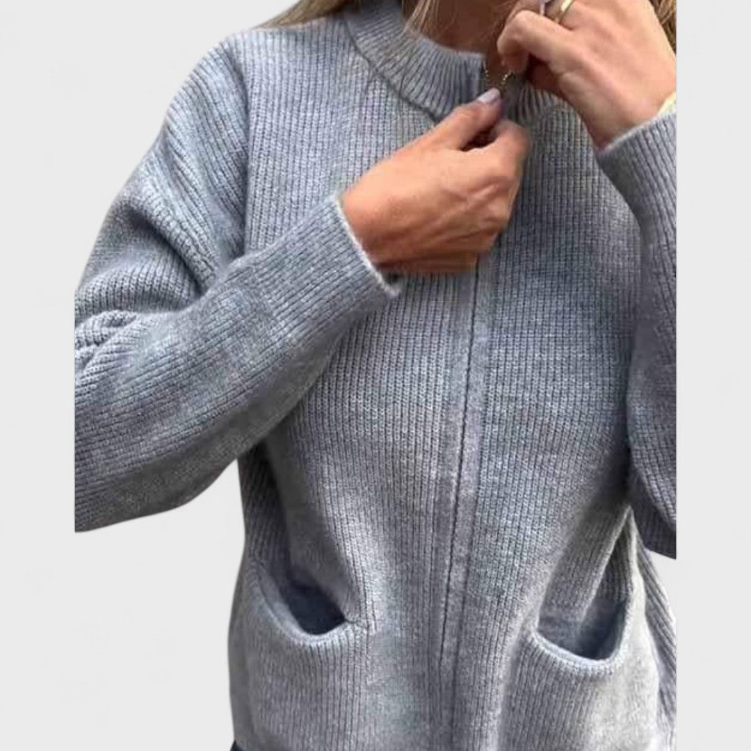 Noelle|Knitted Cotton Cardigan
