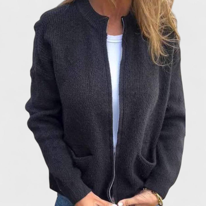 Noelle|Knitted Cotton Cardigan