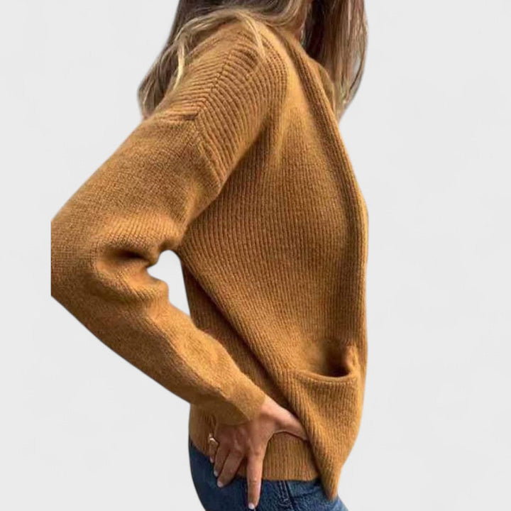 Noelle|Knitted Cotton Cardigan