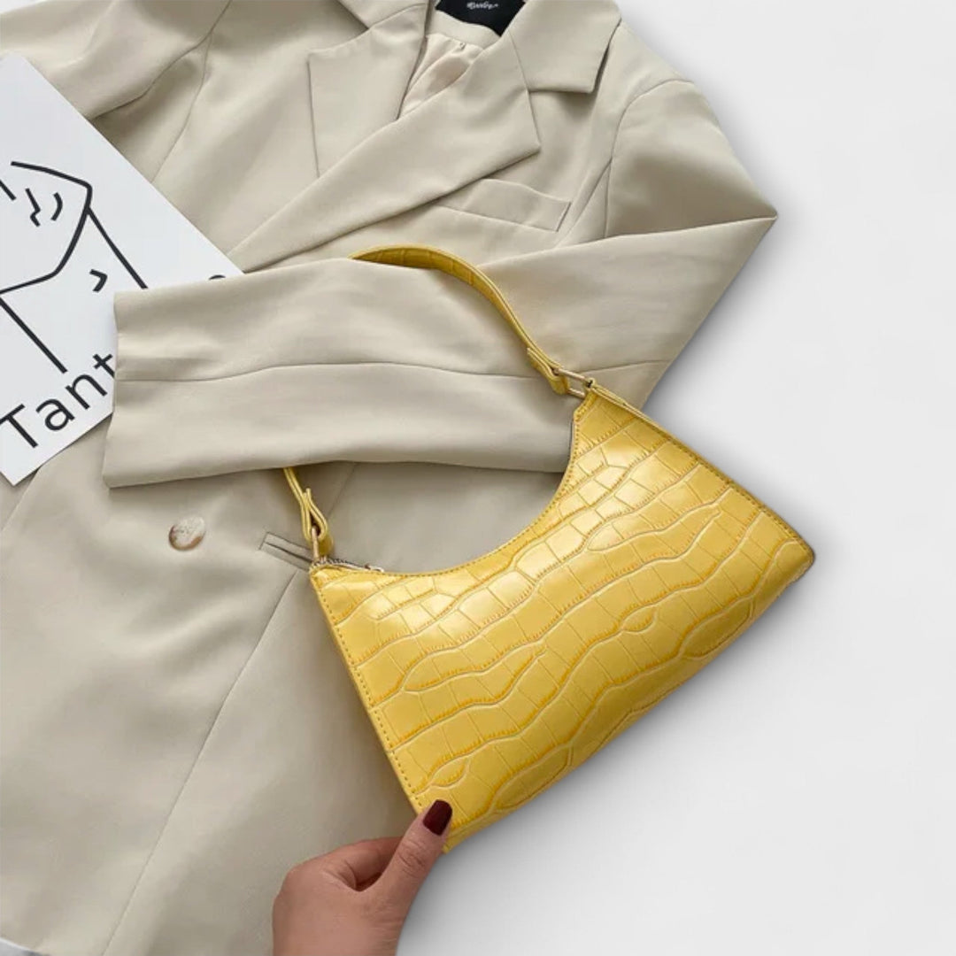 Kathy|Shiny Leather Bag
