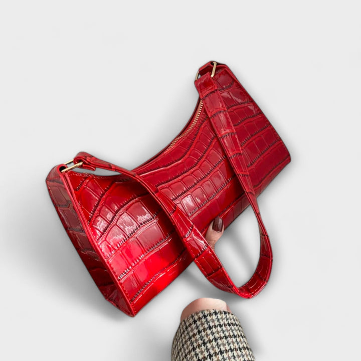 Kathy|Shiny Leather Bag